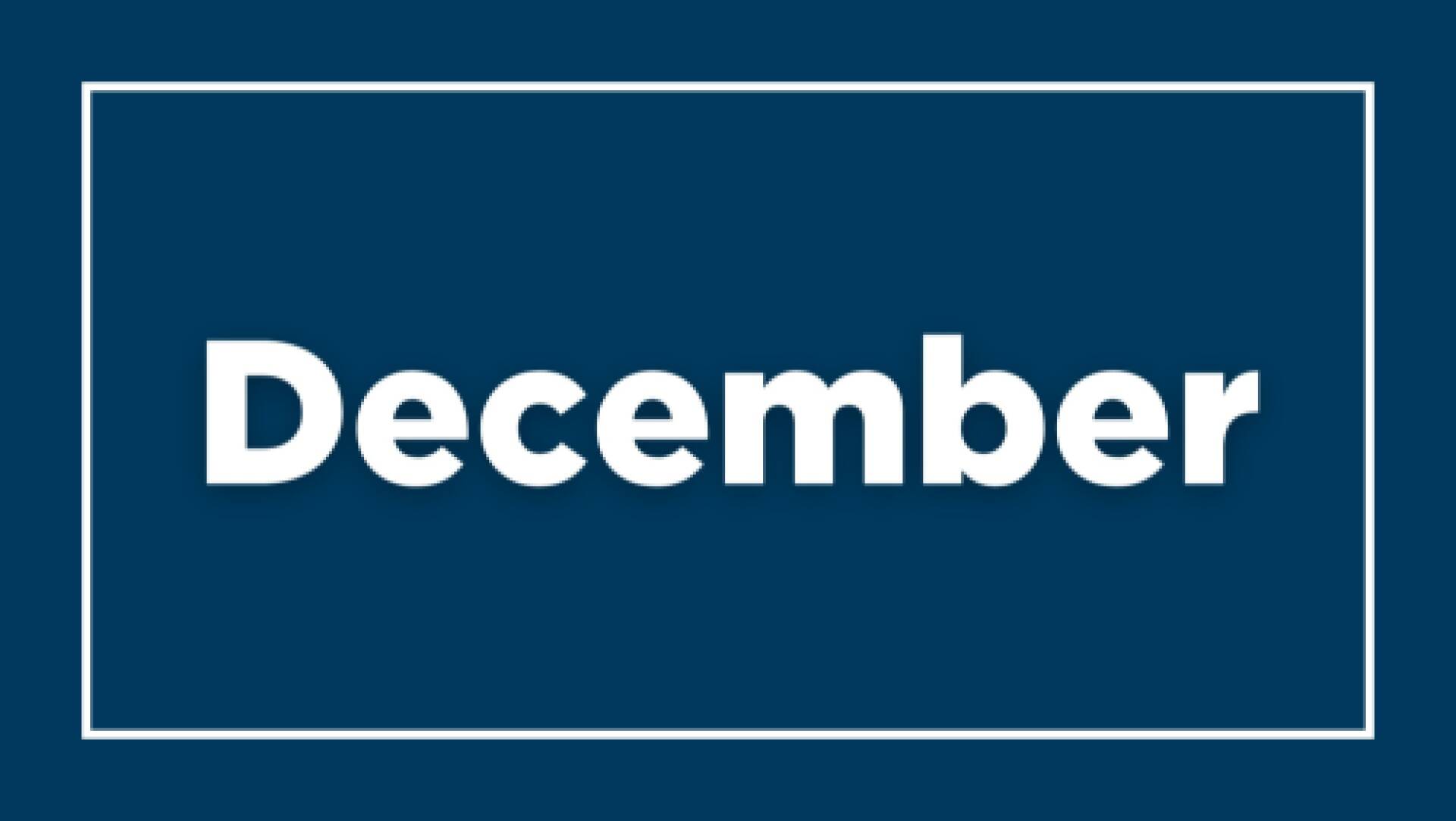 View December content.